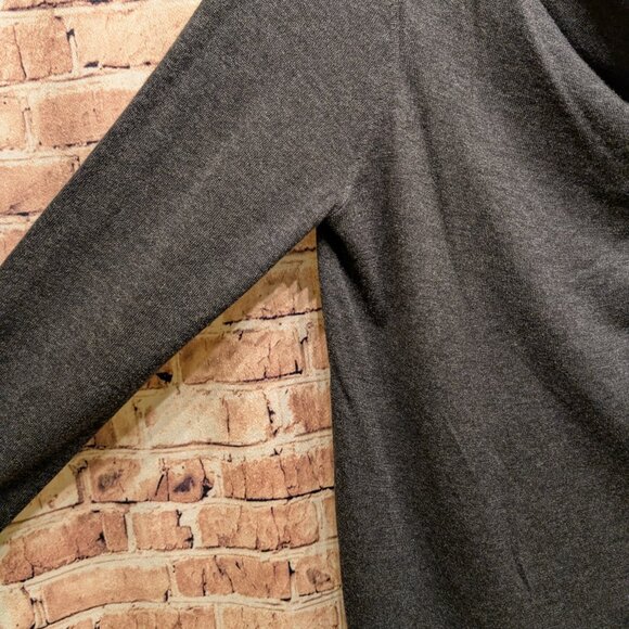 41 Hawthorn Crossover Long Sleeve Sweater Dark Gray Size XL - Picture 4 of 10